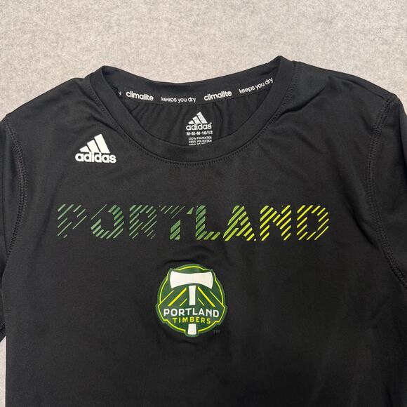 Adidas Wilson's Activewear Shirt Bundle Boys M(10-12) Black Long Sleeve Tops - Picture 3 of 9